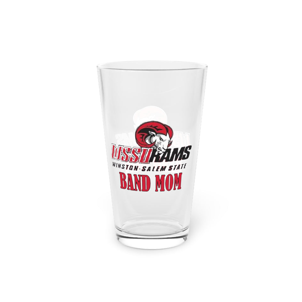 WSSU Band Mom Pint Glass, 16oz