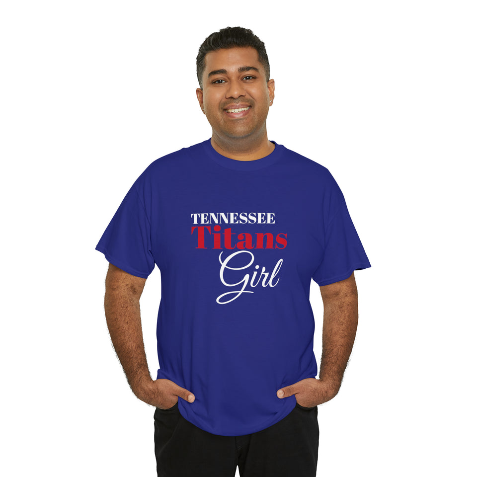 Tennessee Titans Girl Unisex Heavy Cotton Tee