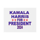 Kamala Harris for President Plastic Yard Sign