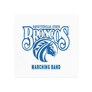 Fayetteville State Marching Band Square Magnet