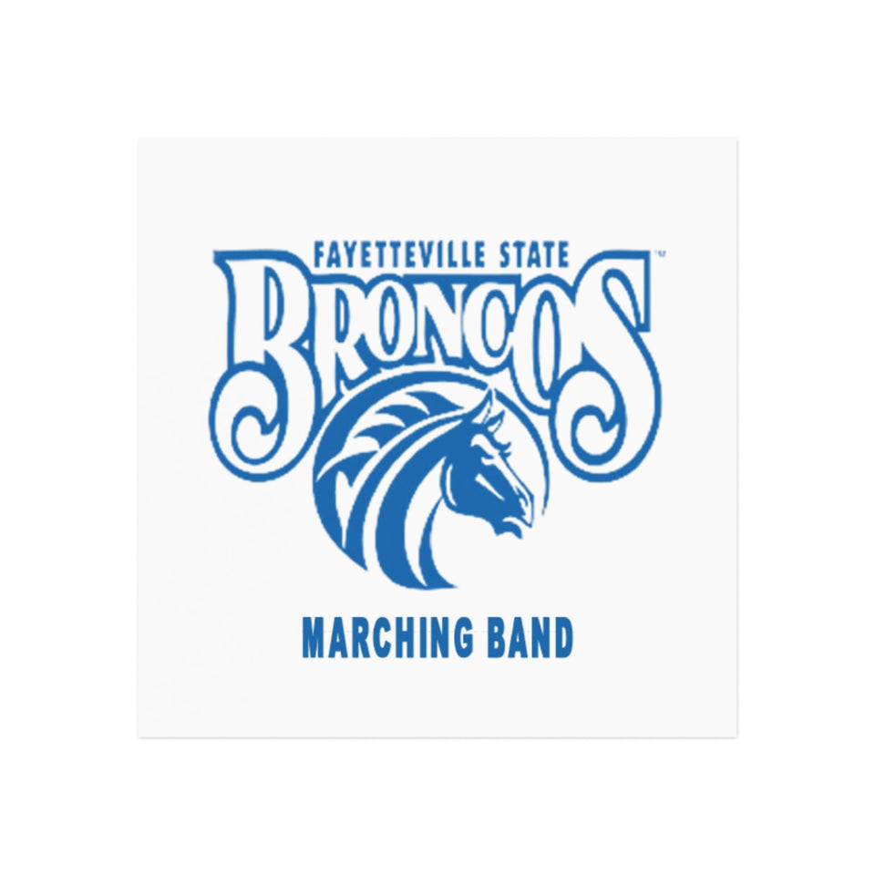 Fayetteville State Marching Band Square Magnet