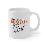 Cincinatti Bengals Girl Ceramic Mug 11oz