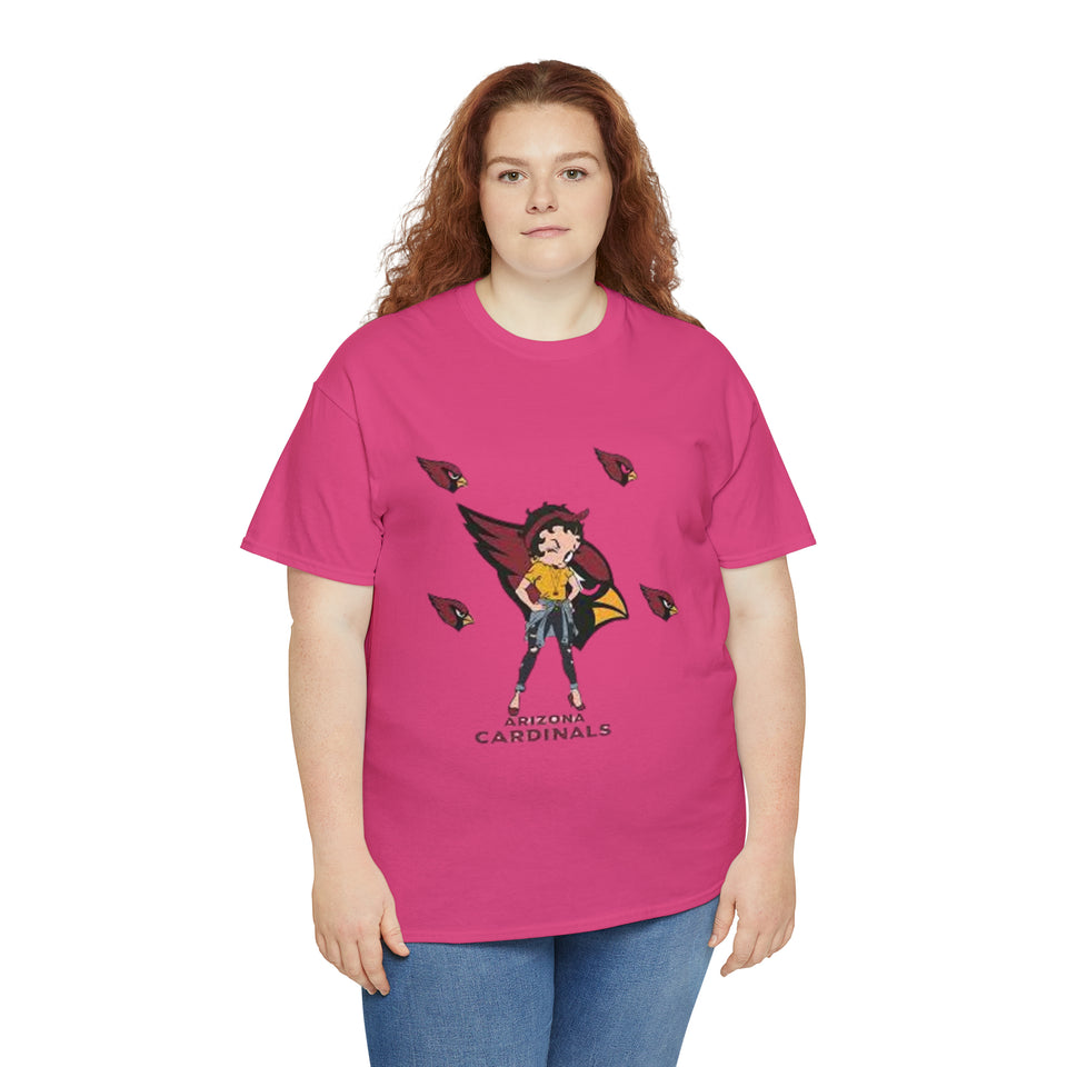 Arizona Cardinals Betty Unisex Heavy Cotton Tee