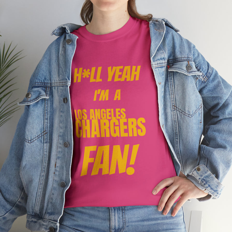 Los Angeles Chargers Football Unisex Heavy Cotton Tee