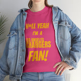 Los Angeles Chargers Football Unisex Heavy Cotton Tee