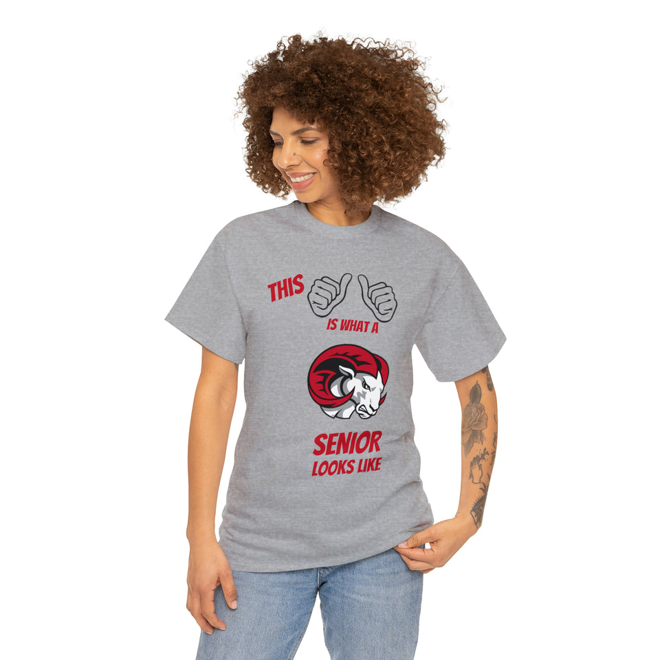 This Is What A WSSU Senior Looks Like Unisex Heavy Cotton Tee