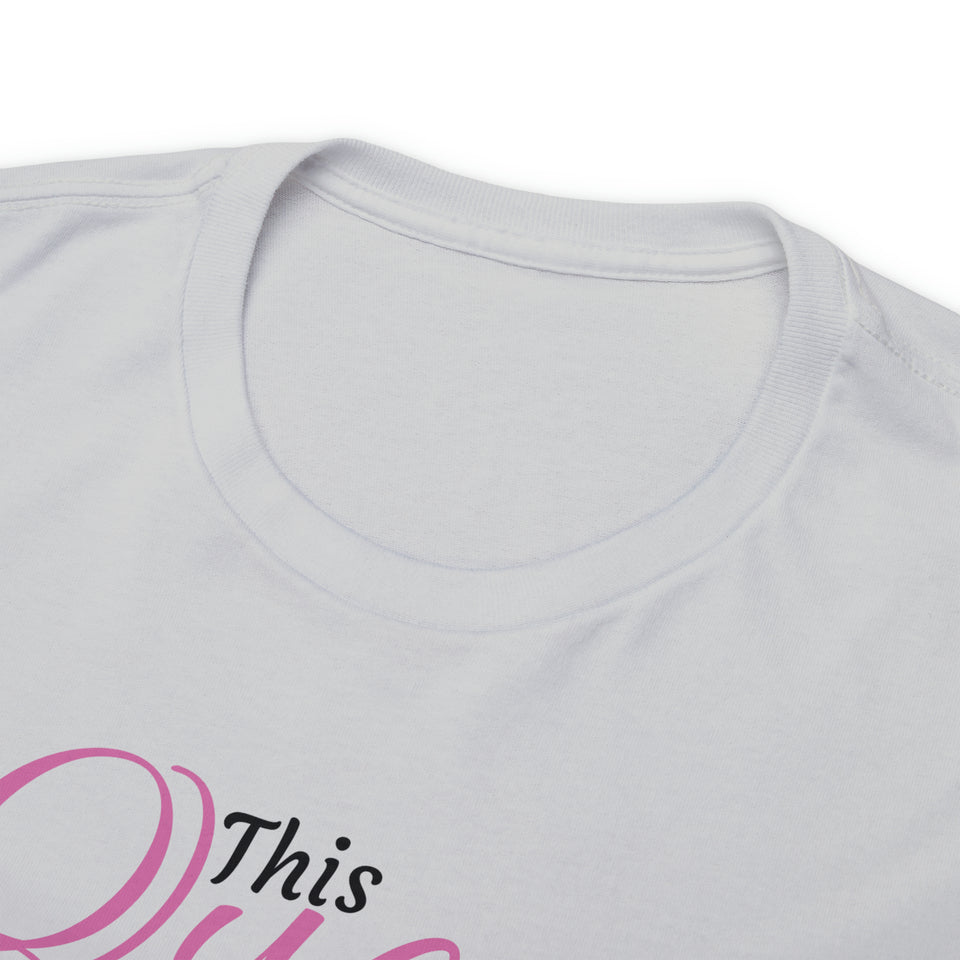 This Queen Was Born In October Unisex Heavy Cotton Tee