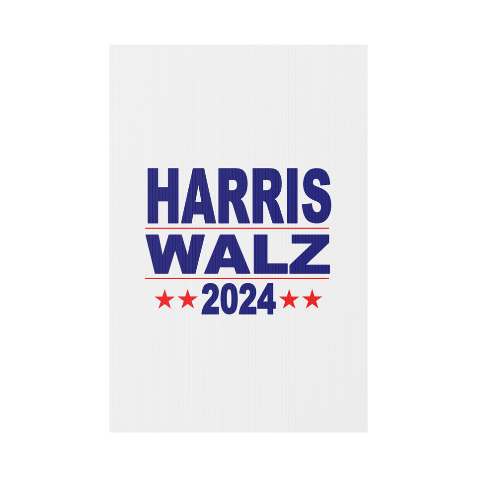 Harris Walz 2024 Plastic Yard Sign