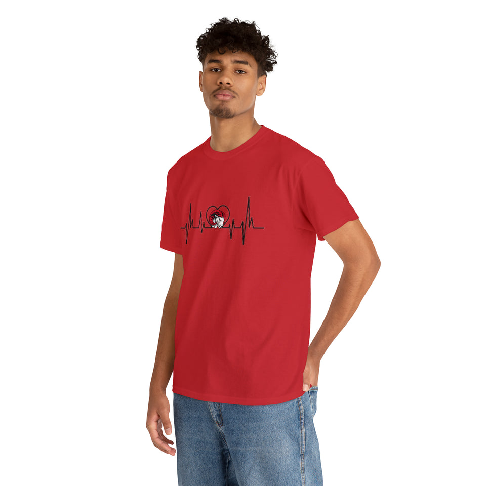 Winston Salem State University Heartbeat Unisex Heavy Cotton Tee