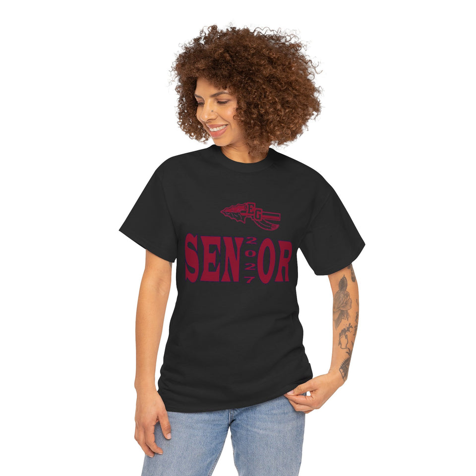 East Gaston HS Senior 2027 Unisex Heavy Cotton Tee
