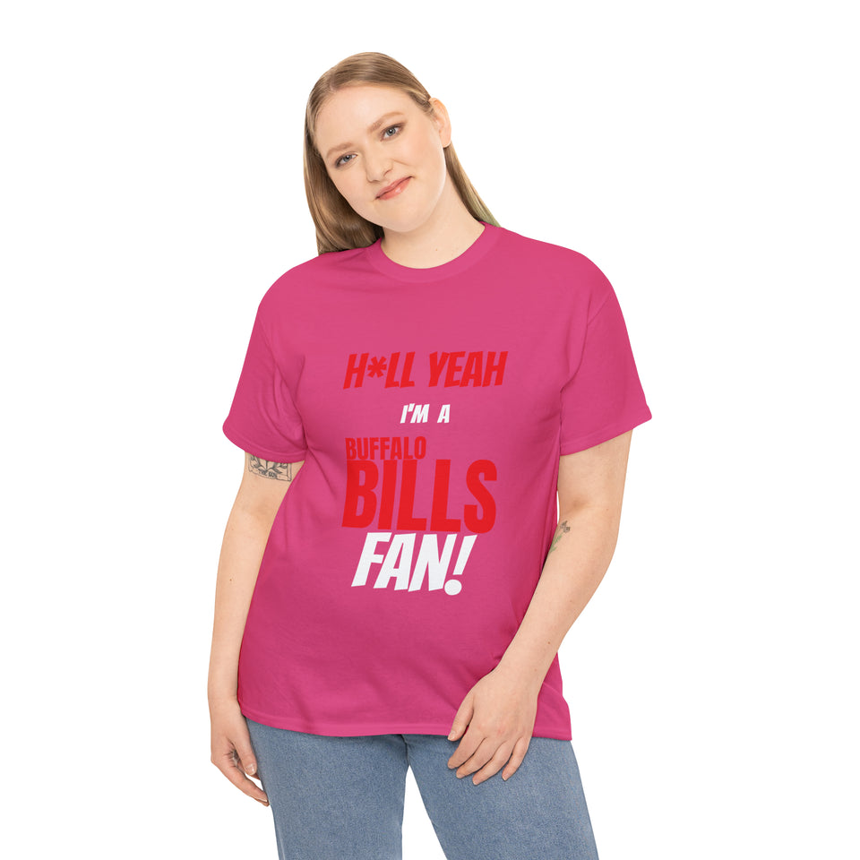 Buffalo Bills Football Unisex Heavy Cotton Tee