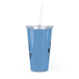 Bradley Floyd Plastic Tumbler with Straw