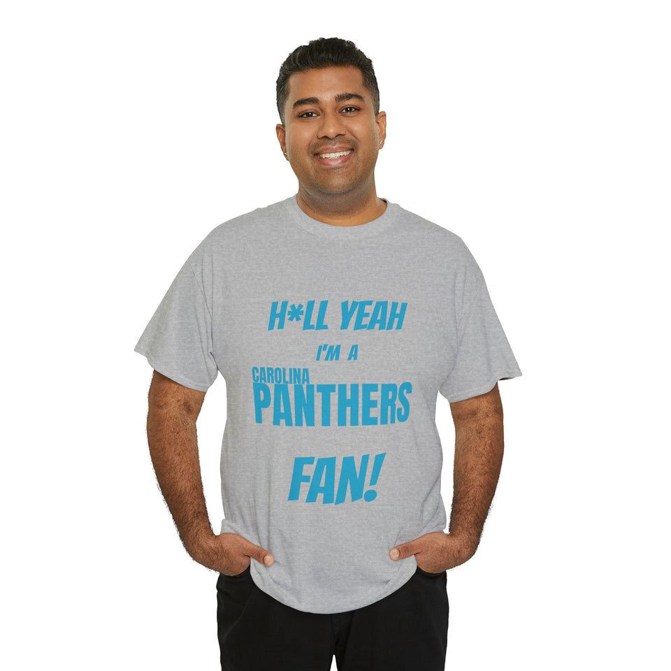 Carolina Panthers Football Unisex Heavy Cotton Tee