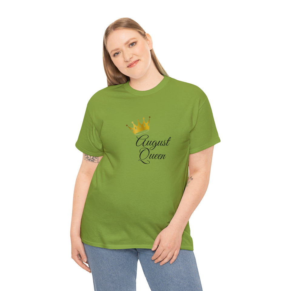 August Queen Unisex Heavy Cotton Tee