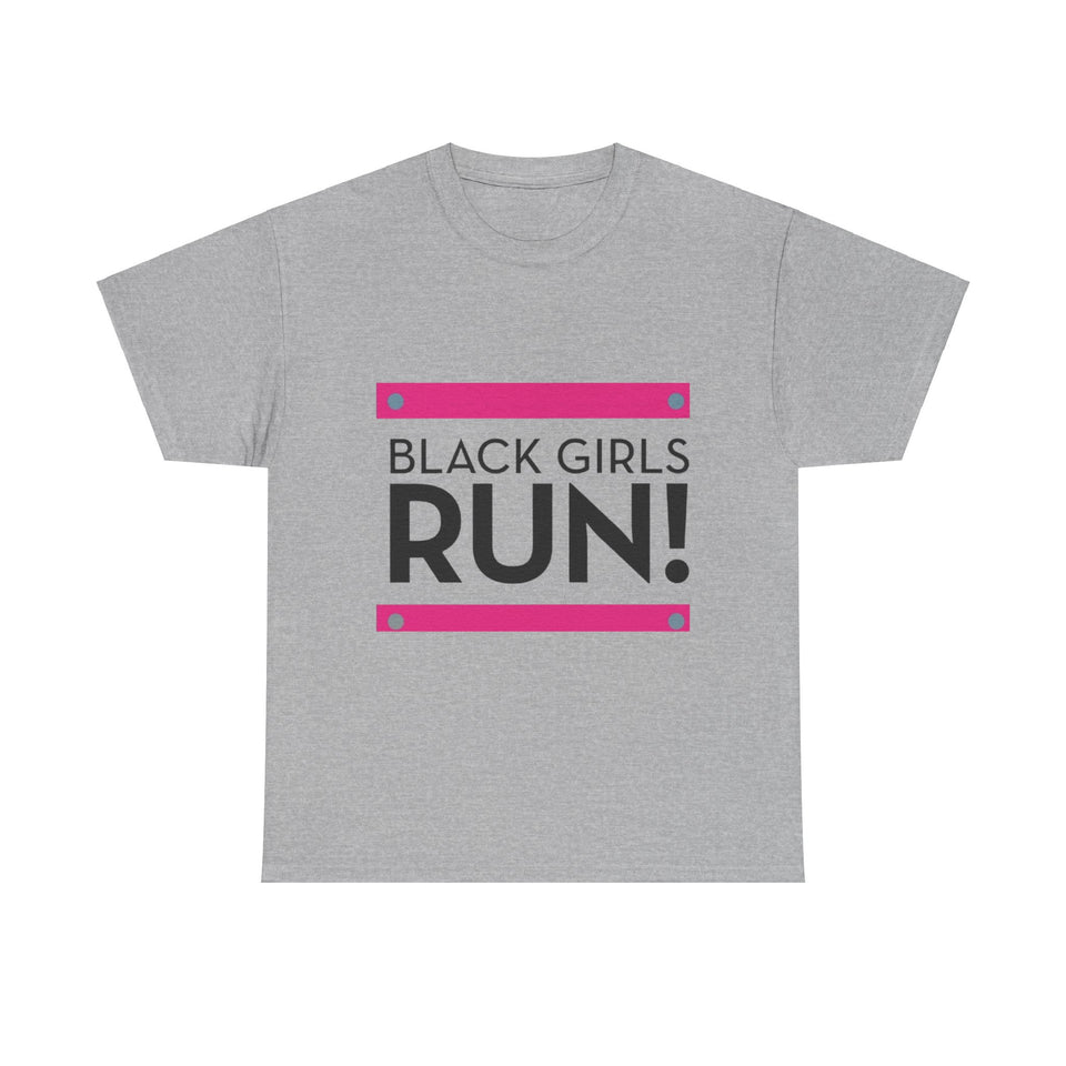 Black Girls Run Unisex Heavy Cotton Tee