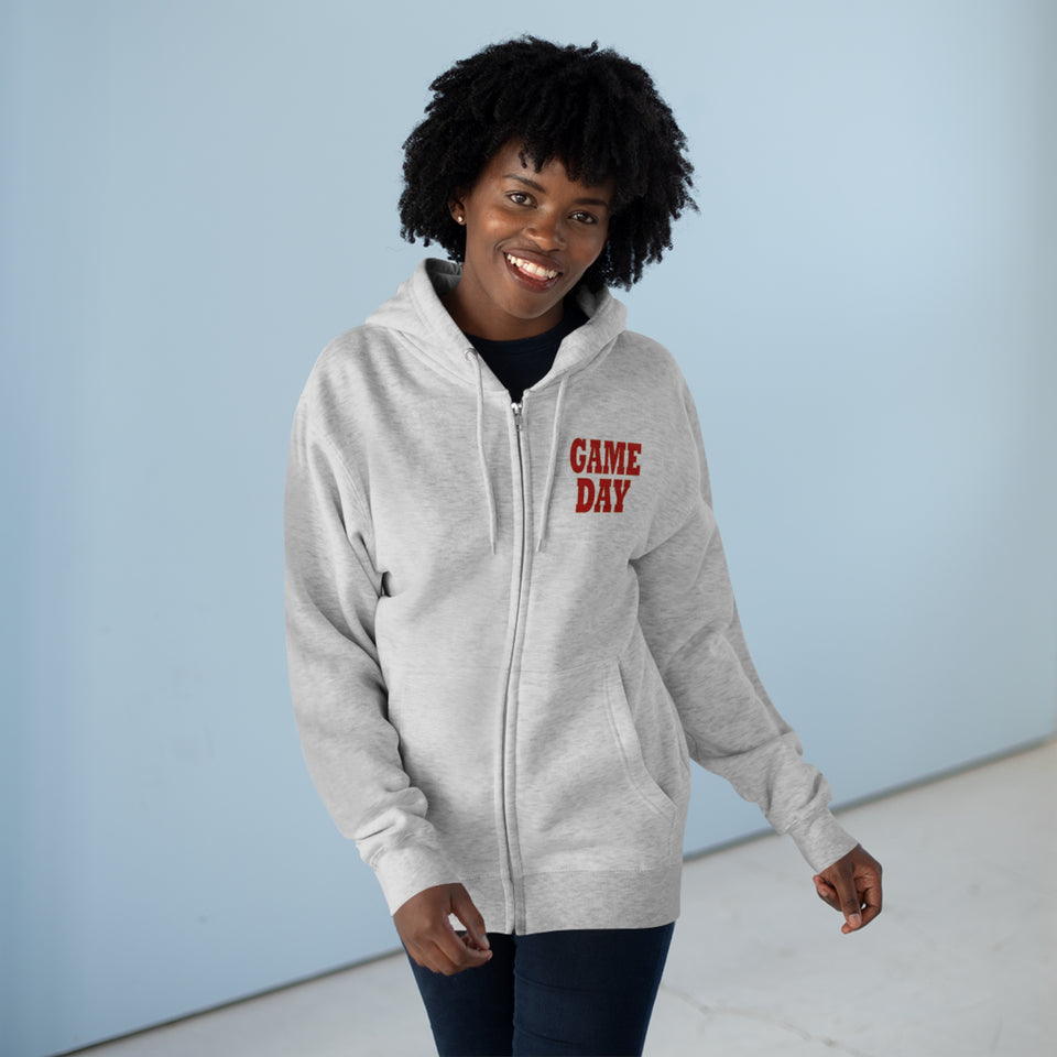 San Francisco Game Day Unisex Zip Hoodie