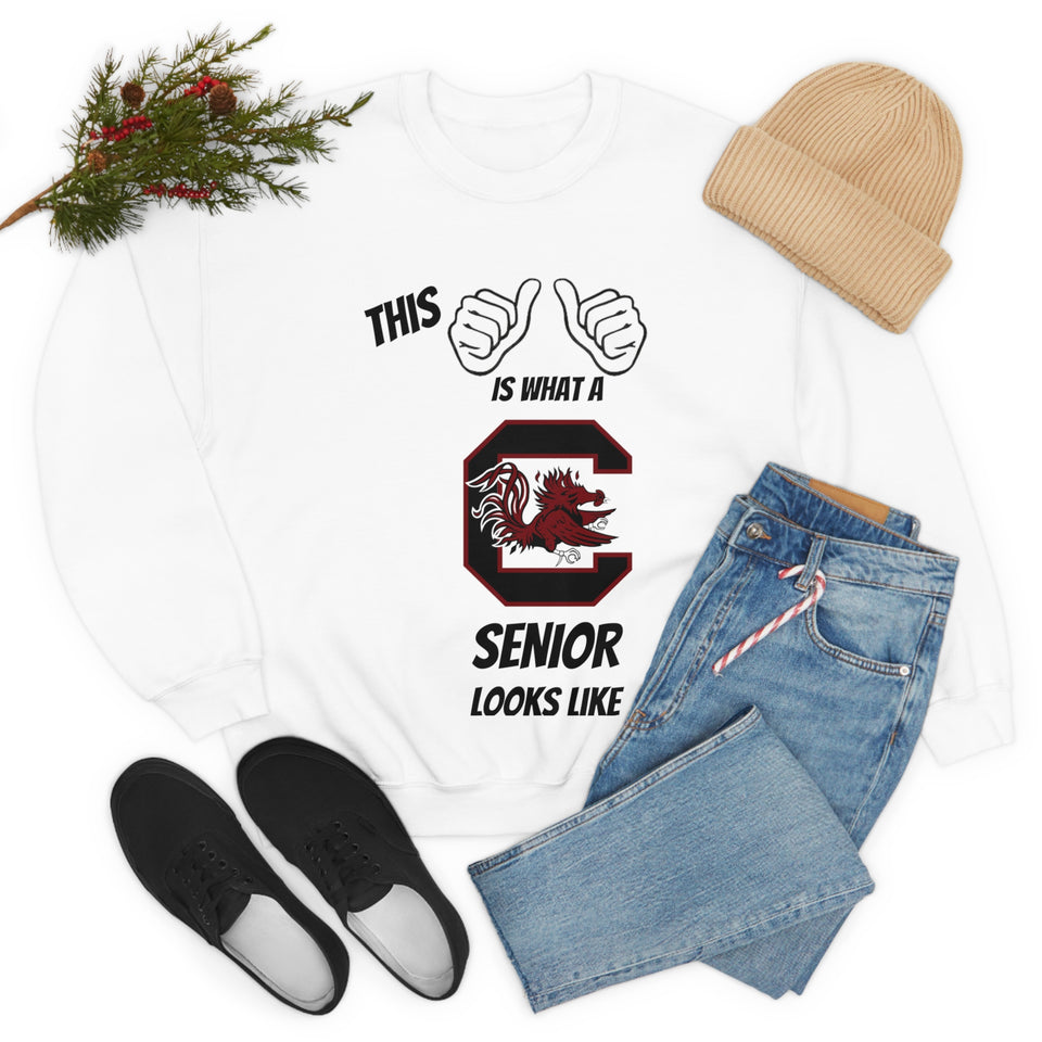 This Is What A South Carolina Gamecocks Senior Looks Like Unisex Heavy Blend™ Crewneck Sweatshirt