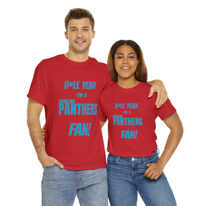 Carolina Panthers Football Unisex Heavy Cotton Tee