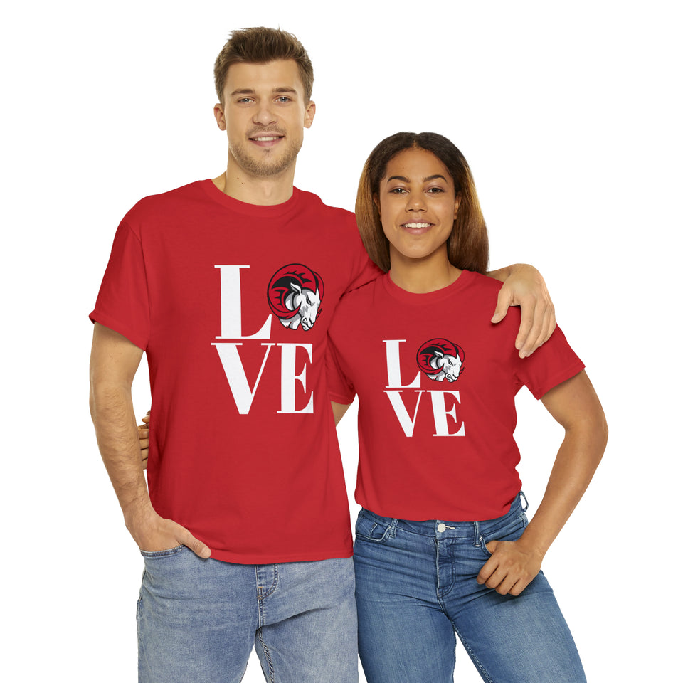 LOVE WSSU Unisex Heavy Cotton Tee