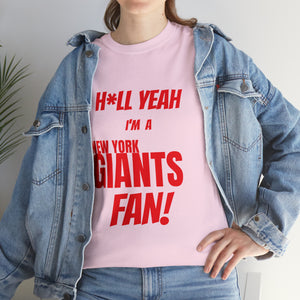 New York Giants Football Unisex Heavy Cotton Tee