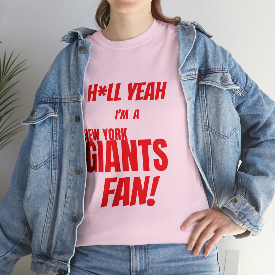 New York Giants Football Unisex Heavy Cotton Tee
