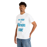 Carolina Panthers Football Unisex Heavy Cotton Tee