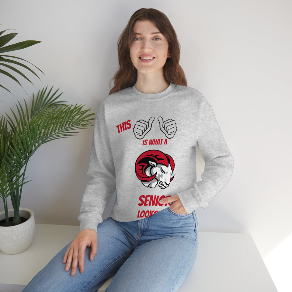 This Is What A WSSU Senior Looks Like Unisex Heavy Blend™ Crewneck Sweatshirt