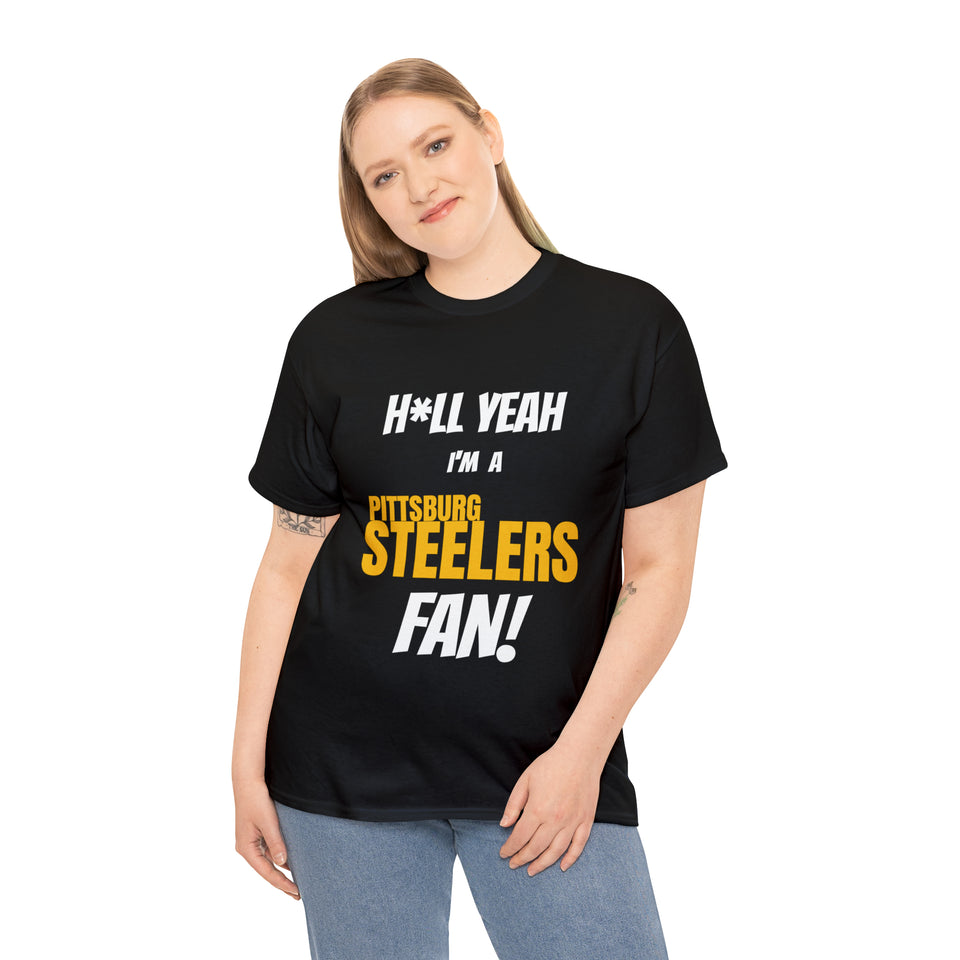 Pittsburgh Steelers Football Unisex Heavy Cotton Tee