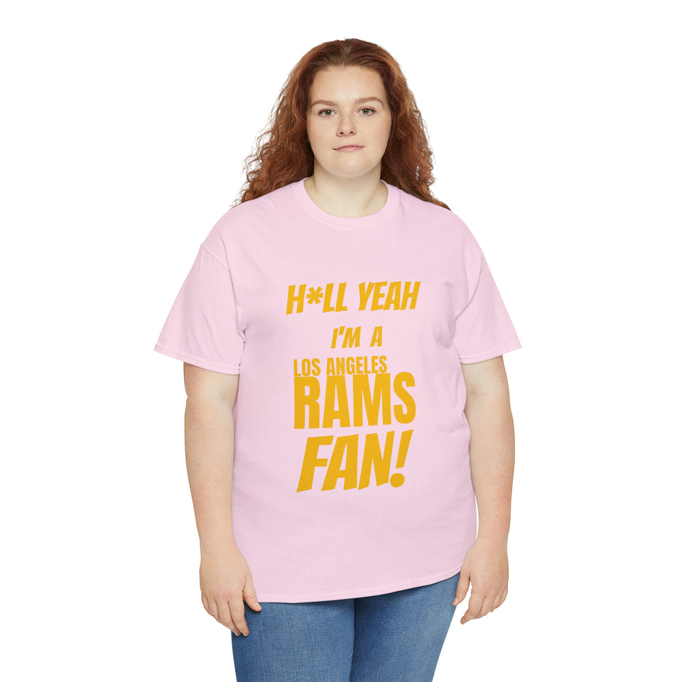 Los Angeles Rams Football Unisex Heavy Cotton Tee