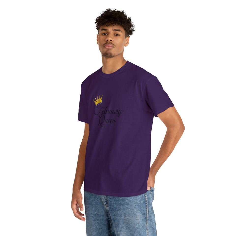 February Queen Unisex Heavy Cotton Tee