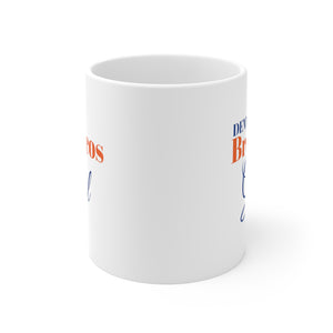 Denver Broncos Girl Ceramic Mug 11oz