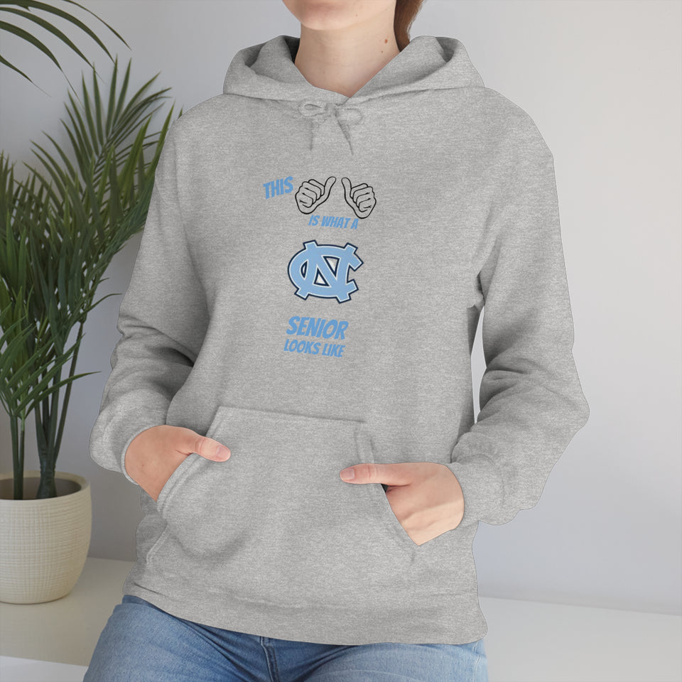 This Is What A Chapel Hill Senior Looks Like Unisex Heavy Blend™ Hooded Sweatshirt