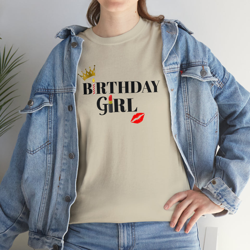 Birthday Girl Unisex Heavy Cotton Tee