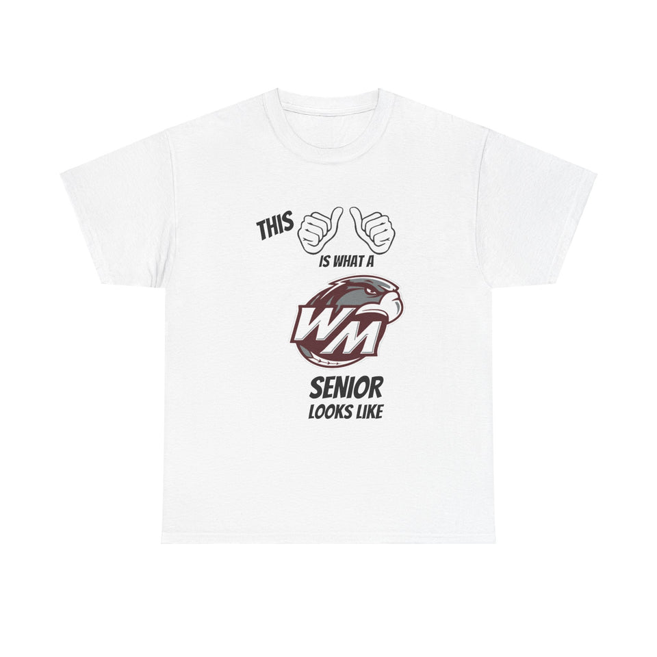 This Is What A West Meck High School Senior Looks Like Class Of 2025 Unisex Heavy Cotton Tee