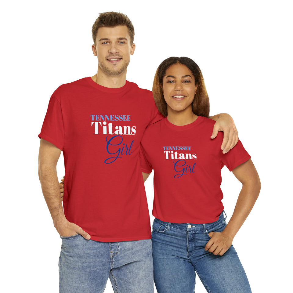 Tennessee Titans Girl Unisex Heavy Cotton Tee