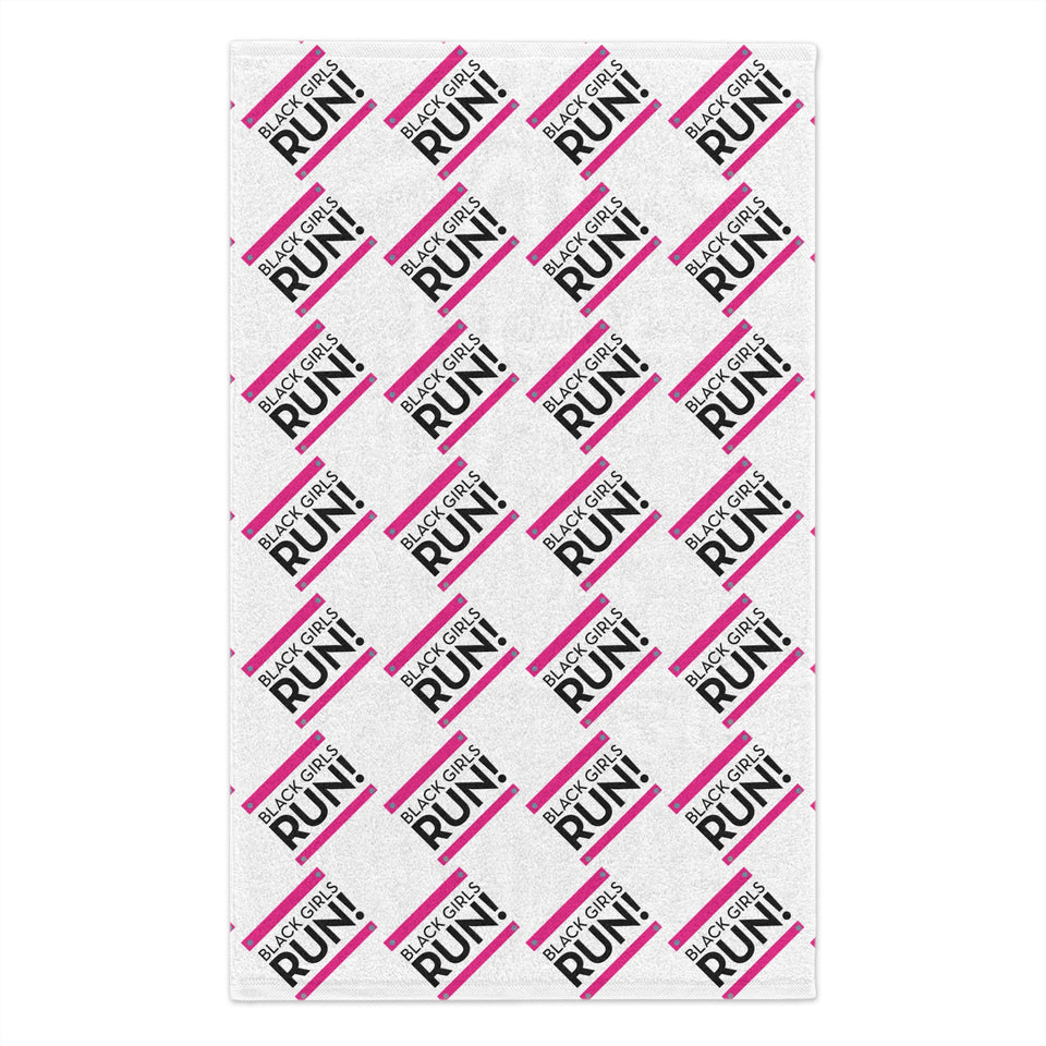 Black Girls Run Rally Towel, 11x18