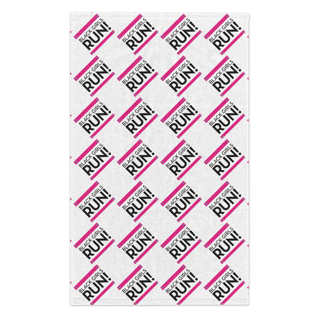 Black Girls Run Rally Towel, 11x18