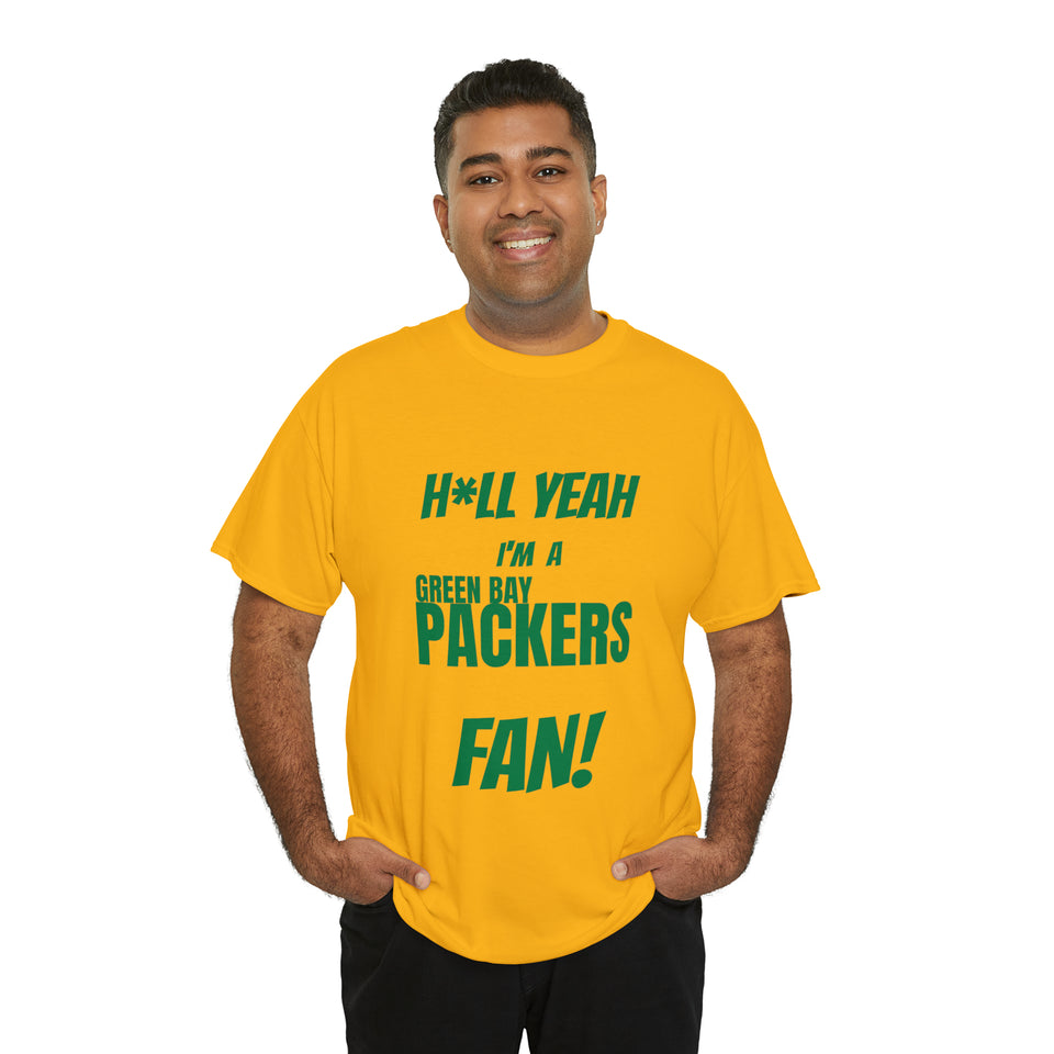 Green Bay Packers Football Unisex Heavy Cotton Tee