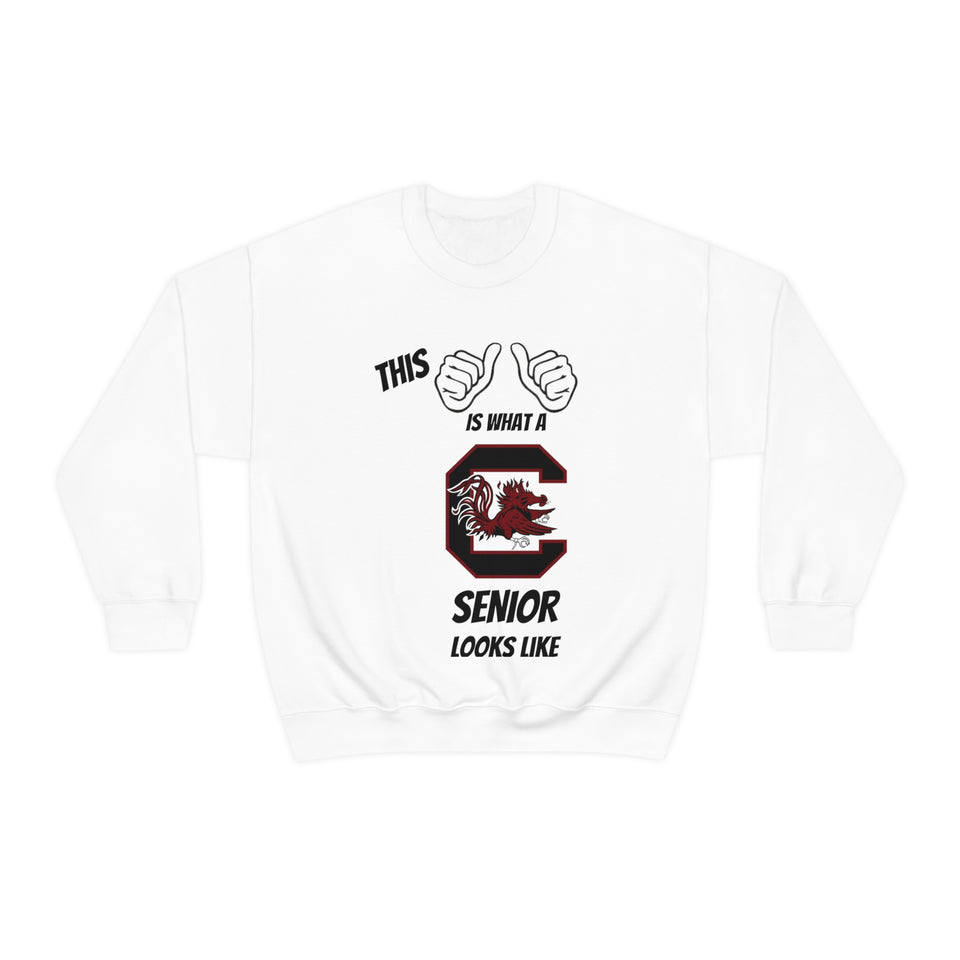 This Is What A South Carolina Gamecocks Senior Looks Like Unisex Heavy Blend™ Crewneck Sweatshirt