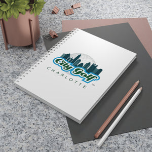 City Golf Charlotte Spiral Notebook