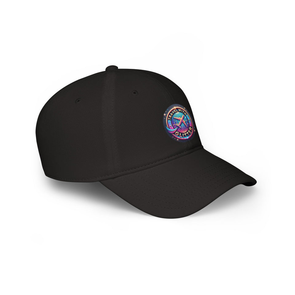 Travel With Glitter Low Profile Baseball Cap
