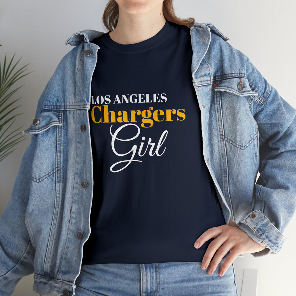 Los Angeles Chargers Girl Unisex Heavy Cotton Tee