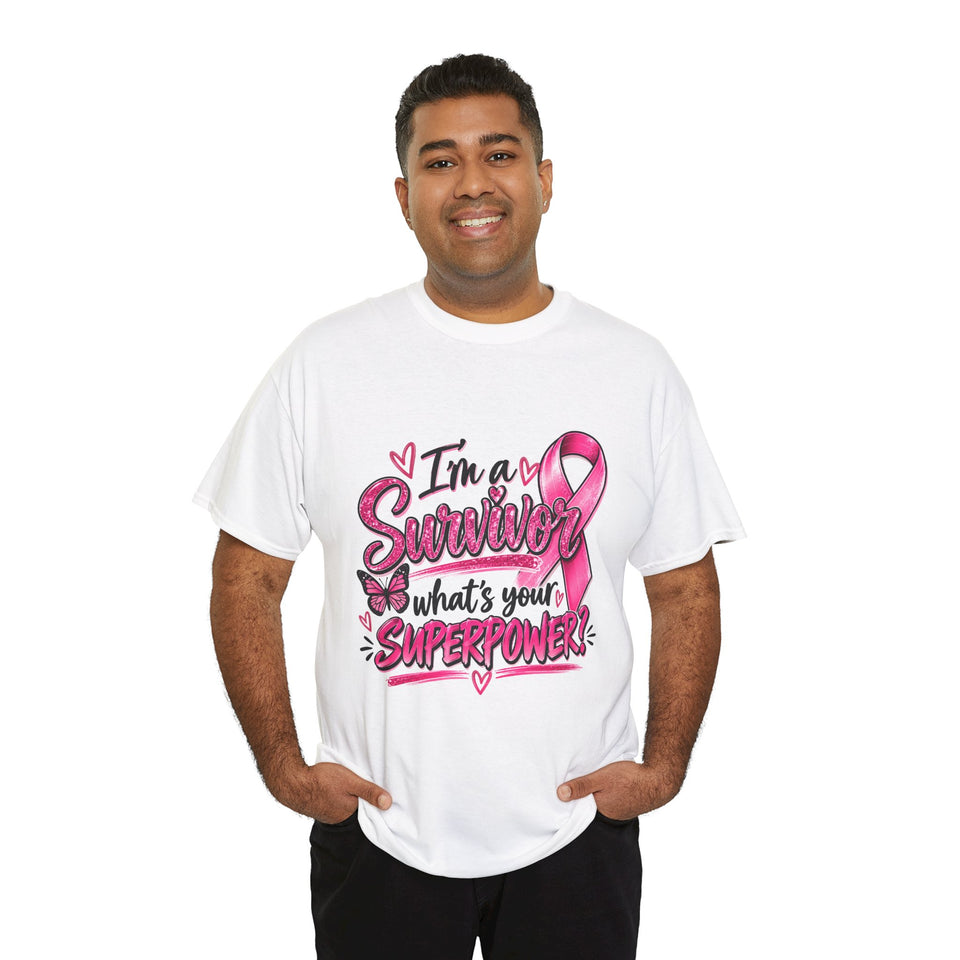 Breast Cancer Awareness Unisex Heavy Cotton Tee