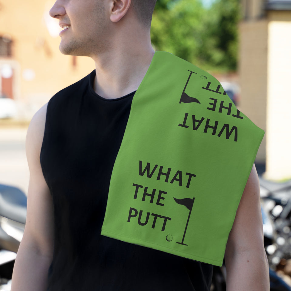 What The Putt Rally Towel, 11x18