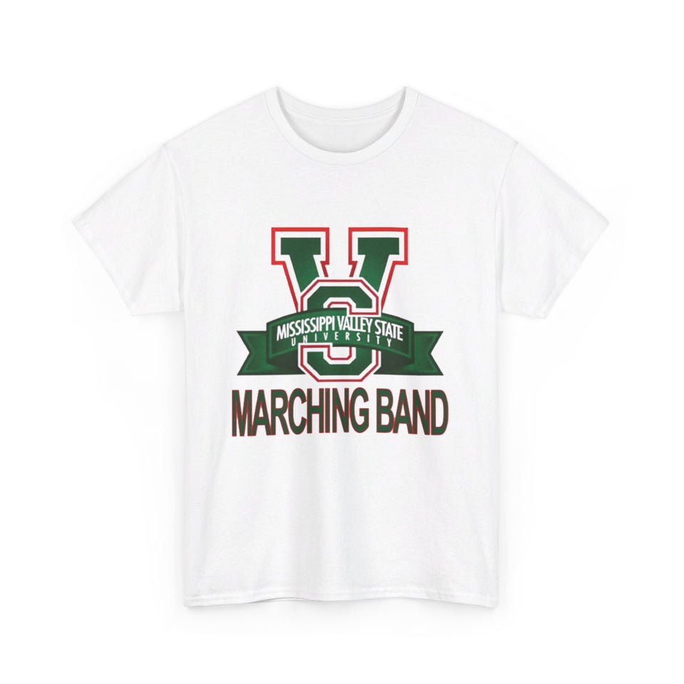 Mississippi Valley State Marching Band Unisex Heavy Cotton Tee