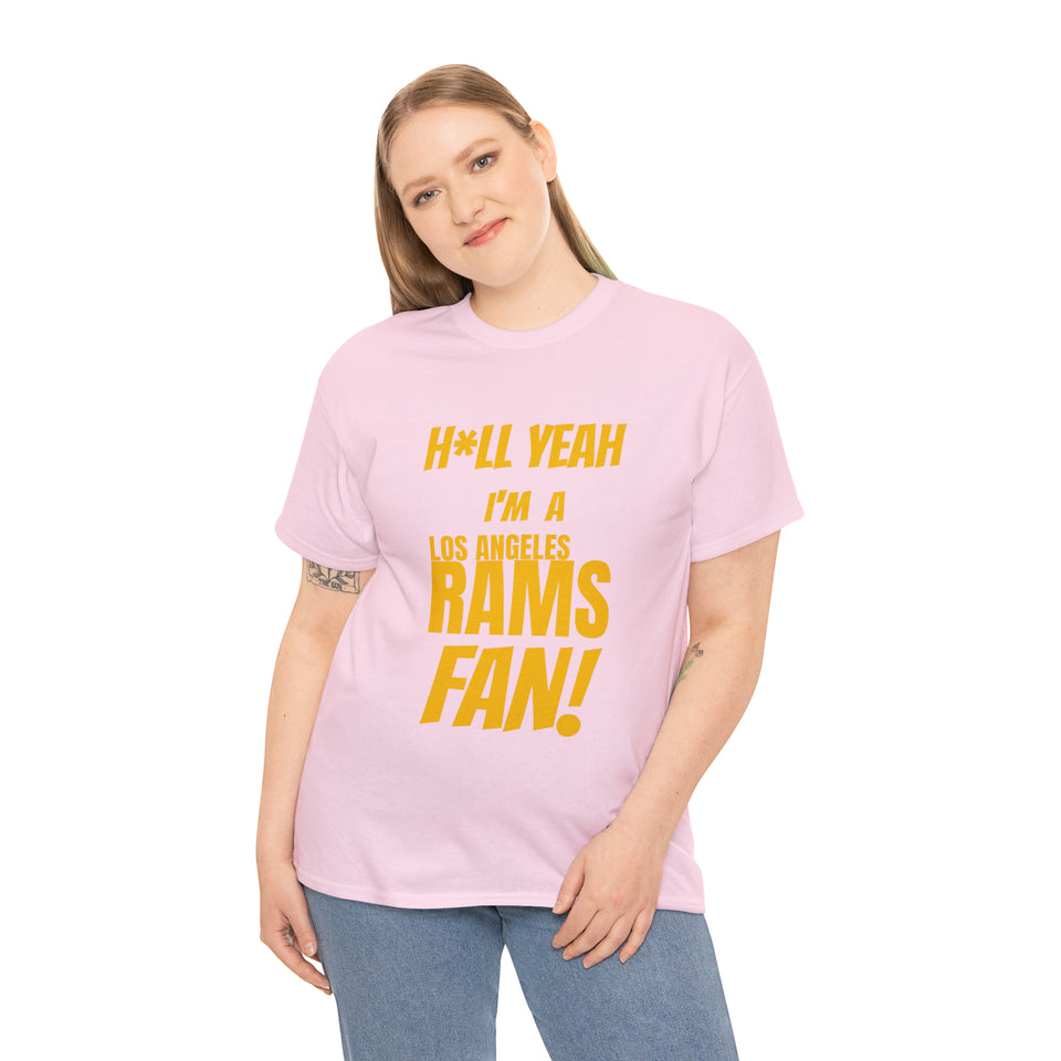 Los Angeles Rams Football Unisex Heavy Cotton Tee