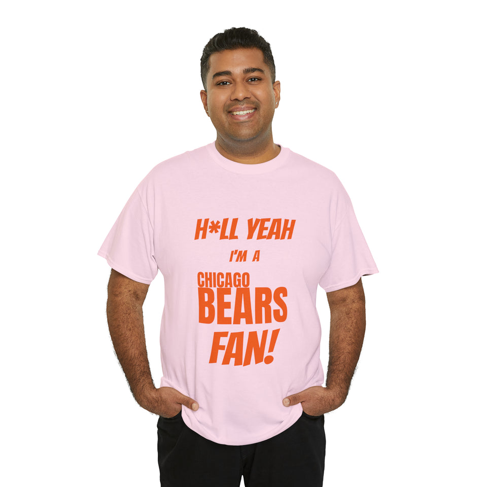 Chicago Bears Football Unisex Heavy Cotton Tee