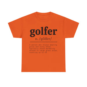 Golfer Unisex Heavy Cotton Tee