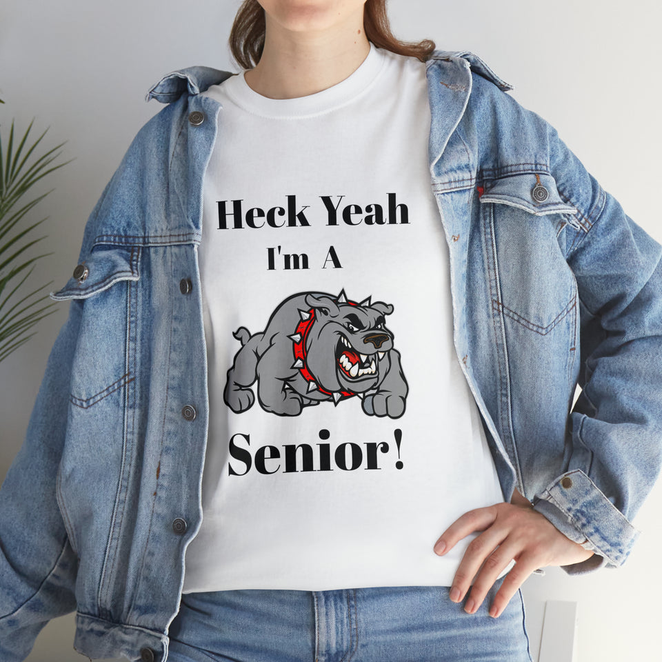 Heck Yeah I'm A Butler High School Senior Class Of 2024 Unisex Heavy Cotton Tee