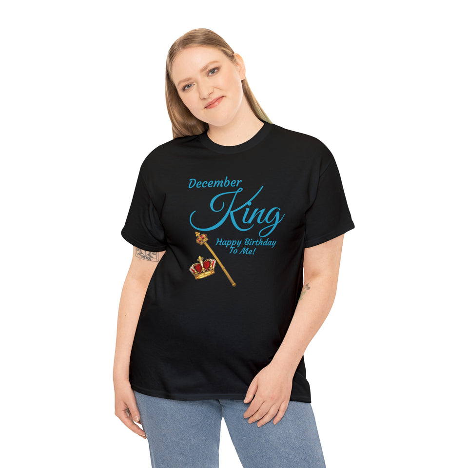 December King Unisex Heavy Cotton Tee